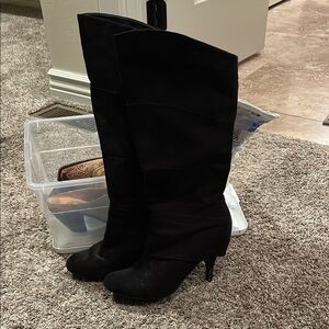 Black Knee-High Women's Boots